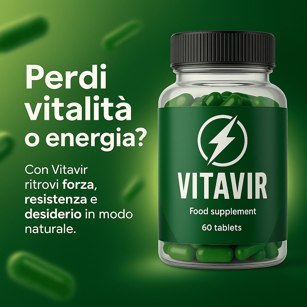 VittaVirCaps - Integratore Alimentare per il Benessere e la Vitalità Maschile